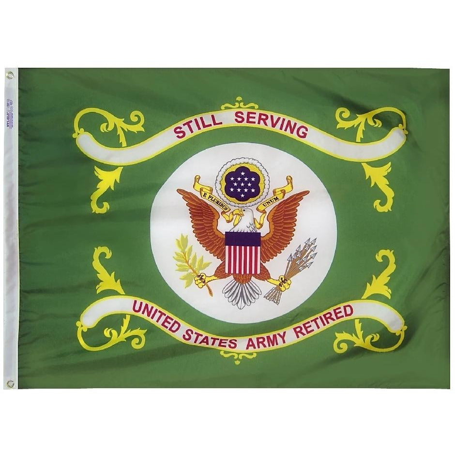 U.S. Army Retired Flag - Gates Flag & Banner